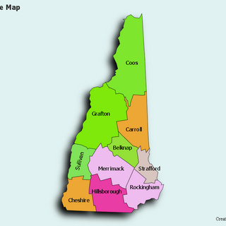 Create Custom New Hampshire Map Chart with Online, Free Map Maker.