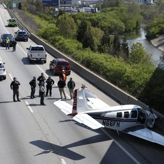 Video captures plane descending on I-75. 'Somewhat of a miracle'