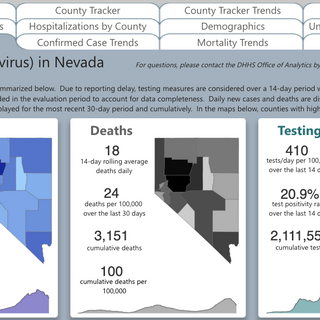 NEW: Nevada reports decrease in hospitalizations as test positivity rate nears 21%