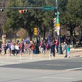 Trump supporters gather for rally outside Texas Capitol on Saturday