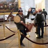 Police arrest Tampa Bay man seen carrying Pelosi's lectern