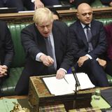 UK's Johnson asks for Brexit delay, but argues against it