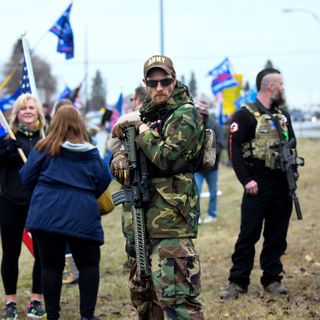 Pro-Trump rally in Coeur d'Alene cheers when speaker announces that D.C. rioters were 'taking out Pence'