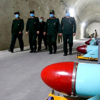 Iran unveils underground missile base on Gulf coast, state media says