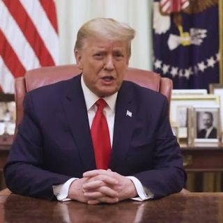 President Trump releases video statement after second impeachment