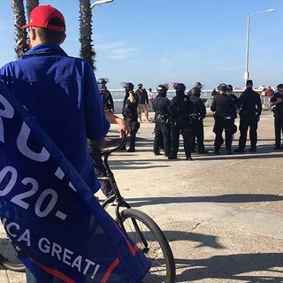 Three People Face Charges Over Pro- and Anti-Trump Protests in Pacific Beach