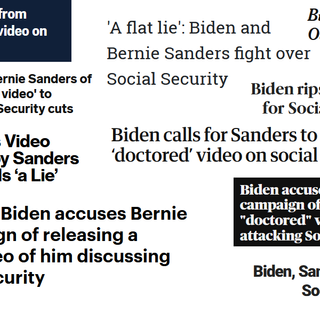 23 Headlines Obscure Biden's Lies About Cutting Social Security - FAIR