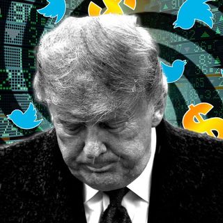 How much money was President Trump’s Twitter account worth?