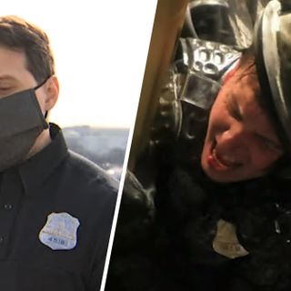 ‘I Would Have Done That For Free': DC Officer on Being Crushed Against Door During Capitol Riot