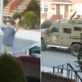 SEE IT: Photos show moment Queens Proud Boy surrendered to feds in armored vehicle