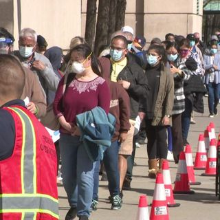 ‘Glitch’ causes some with appointments to be turned away from Minute Maid Park vaccine megasite