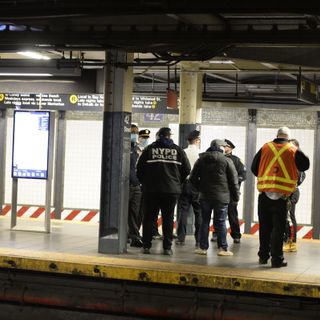 NYC man shoved onto Times Square subway tracks, climbs back up to safety before train arrives