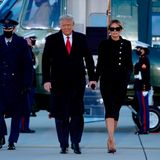 Trump bids farewell to supporters at Joint Base Andrews ceremony