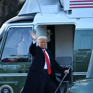 Trump has left the White House for the last time as President