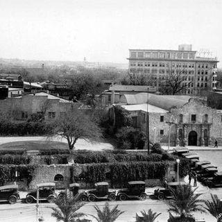 Vintage photos show the Alamo as far back as 140+ years ago