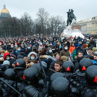 2,600 arrested at Russian protests demanding release of Putin critic Navalny