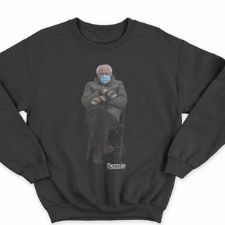 Bernie Sanders Turned His Inauguration Meme Into a Sweatshirt for Charity