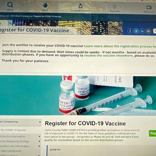 Harris County launches coronavirus vaccine waitlist but site now has ‘technical difficulties’