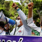 Medics go on hunger strike in Peru amid Covid-19 second wave | CNN