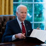 Biden refuses to take questions as executive order criticism grows