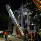 A Georgia city is replacing a Confederate monument with a statue of civil rights hero John Lewis