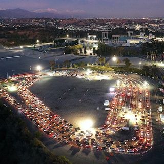 Dodger Stadium Vaccination Site Shut Down Temporarily Due to Anti-Vax Protestors