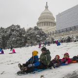 Capitol Police to keep grounds closed for sledding despite Del. Norton’s request - WTOP News