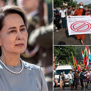 Myanmar's leader Aung San Suu Kyi is detained in a military coup