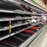 Last-Minute Shoppers Encounter Empty Shelves Ahead of Snowstorm