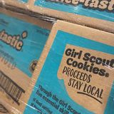 Girl Scouts from across Oklahoma pick up cookies ahead of annual cookie sale