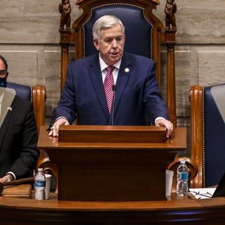 Parson suggests ‘disgusting scheme’ kept him from delivering address in Missouri House