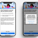 Facebook makes the case for activity tracking to iOS 14 users in new pop-ups