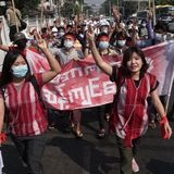 Protests break out in Myanmar in defiance of military coup