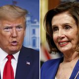 Trump says ‘dumb’ Nancy Pelosi will be ‘overthrown’ as House speaker