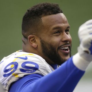 Aaron Donald joins J.J. Watt, Lawrence Taylor as three-time NFL Defensive Player of the Year