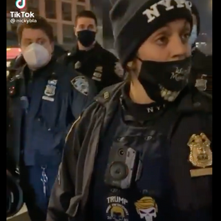 NYPD Disciplines Officer Seen Wearing Pro-Trump Patches While On Duty