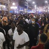 Super Bowl revelers without masks crowd Tampa’s Ybor City despite coronavirus | See the pictures