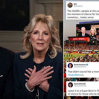 Joe and Jill Biden's Super Bowl moment of silence booed by crowd