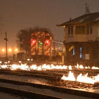 Metra’s Eye-Popping Practice Keeps Trains Running During Frigid Weather