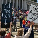 Thousands gather in Olympia to protest Gov. Inslee's stay-home orders