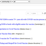 Massachusetts opened vaccine eligibility to companions of those over 75. Now, people on Craigslist are ‘trying to take advantage’ of it.