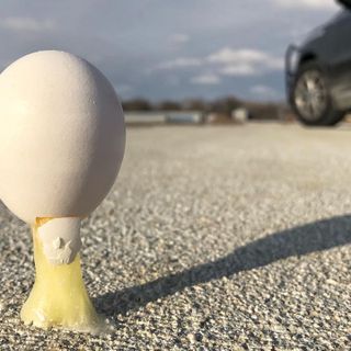 It’s so cold in Kansas, Highway Patrol says an egg did this