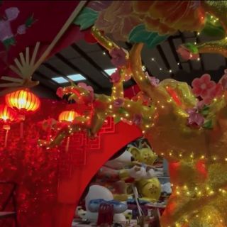 SF Chinese New Year Parade Float on Display at Pier 27