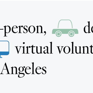 L.A. volunteering during COVID: In person, virtual options
