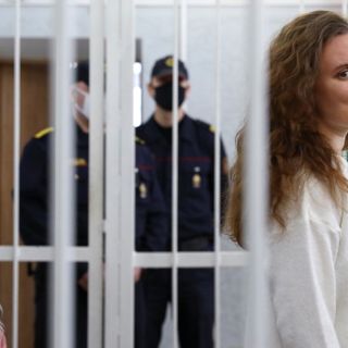 Belarusian Journalists Handed 'Absurd' Prison Sentences For Live Coverage Of Anti-Government Rally