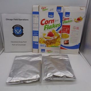 Federal agents seize $2.82 million worth of cocaine-coated corn flakes