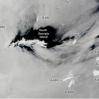 World's largest iceberg disintegrates into 'alphabet soup,' NASA photo shows