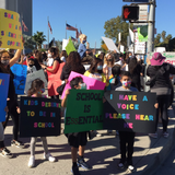 Parents protesting in LA, claiming teacher's union is dragging its feet getting kids back in school