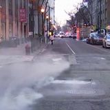 Philadelphia Police Block Center City Streets as Fire Burns Underground