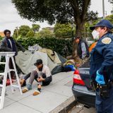 Homeless tents sprout in Haight-Ashbury during coronavirus shelter in place